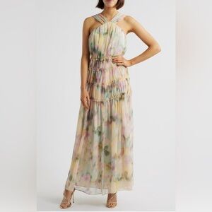 Parker The Camille Floral Tiered Maxi Dress B610